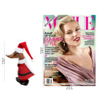 Bamboo root and wood decorative accents, 'Santa Ducks' (set of 3) - Set of 3 Bamboo Root and Wood Santa Duck Decorative Accents