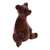 Wood sculpture, 'Honey Bear' - Handmade Suar Wood Sculpture of a Bear from Bali (image 2c) thumbail