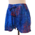 Batik rayon shorts, 'Rainy at Dawn' - Blue and Red Batik Rayon Shorts from Bali (image 2b) thumbail