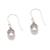 Cultured pearl dangle earrings, 'Mermaid Teardrops in White' - Cultured Pearl Dangle Earrings in White from Bali thumbail