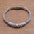 Gold accented sterling silver pendant bracelet, 'Imperial Beauty' - 18k Gold Accented Sterling Silver Pendant Bracelet from Bali thumbail