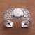 Sterling silver and bone cuff bracelet, 'Ocean Soul' - Sterling Silver and Bone Cuff Bracelet from Bali (image 2b) thumbail