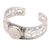 Sterling silver and bone cuff bracelet, 'Ocean Soul' - Sterling Silver and Bone Cuff Bracelet from Bali (image 2d) thumbail