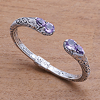 Featured review for Amethyst cuff bracelet, Elephants Treasure
