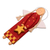 Wood holiday decor, 'Star Angel in Red' - Red Wood Angel with a Star in Holiday Decor from Bali (image 2b) thumbail