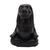 Wood sculpture, 'Pregnant Yoga Bunny in Black' - Wood Pregnant Yoga Bunny Sculpture in Black from Bali (image 2a) thumbail