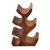 Wood wine holder, 'Bottle Tree' - Hand-Carved Suar Wood Wine Holder for 6 from Bali (image 2d) thumbail
