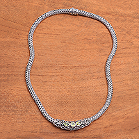 Peridot pendant necklace, 'Warrior Queen'