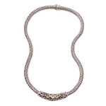 Peridot pendant necklace, 'Warrior Queen' - Faceted Peridot Pendant Necklace from Bali