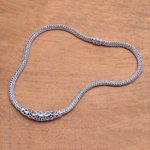 Peridot pendant necklace, 'Warrior Queen' - Faceted Peridot Pendant Necklace from Bali