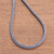 Collar de cadena de plata esterlina - Collar de cadena de cola de zorro de plata esterlina de 22 pulgadas de Bali