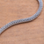 Sterling silver chain necklace, 'King's Order' - 18-Inch Sterling Silver Naga Chain Necklace from Bali (image 2b) thumbail
