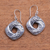 Sterling silver dangle earrings, 'Rich Songket' - Songket Pattern Sterling Silver Dangle Earrings from Bali (image 2) thumbail