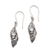 Sterling silver and cultured pearl dangle earrings, 'Traditional Snails' - Sterling Silver and Cultured Pearl Snail Earrings from Bali