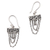Sterling silver dangle earrings, 'Traditional Chain' - Sterling Silver Dangle Earrings with Chain from Bali (image 2a) thumbail