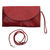 Leather handbag, 'Easygoing in Maroon' - Leather Envelope Handbag in Maroon from Java (image 2a) thumbail