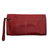 Leather handbag, 'Easygoing in Maroon' - Leather Envelope Handbag in Maroon from Java (image 2c) thumbail