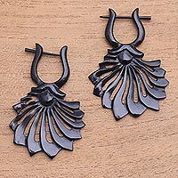 Featured review for Horn drop earrings, Open Petals