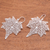 Sterling silver filigree dangle earrings, 'Wonderful Leaves' - Leaf-Shaped Sterling Silver Filigree Dangle Earrings