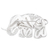Sterling silver filigree brooch pin, 'Intricate Elephant' - Sterling Silver Filigree Elephant Brooch from Java (image 2c) thumbail