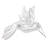 Sterling silver filigree brooch pin, 'Intricate Hummingbird' - Sterling Silver Filigree Hummingbird Brooch from Java