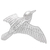 Sterling silver filigree brooch, 'Intricate Pigeon' - Sterling Silver Filigree Pigeon Brooch from Java