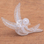 Sterling silver filigree brooch pin, 'Intricate Bird' - Sterling Silver Filigree Bird Brooch from Java thumbail
