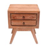 Teak wood chest of drawers, 'Simple Modernity' - Modern Teak Wood Chest of Drawers from Bali