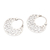 Sterling silver hoop earrings, 'Beautiful Curves' - Openwork Sterling Silver Hoop Earrings from Bali (image 2c) thumbail