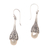 Cultured pearl dangle earrings, 'Mermaid Glow' - Swirl Pattern Cultured Pearl Dangle Earrings from Bali thumbail