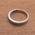 Sterling silver band ring, 'Love Swirls' - Love-Themed Sterling Silver Band Ring from Bali (image 2c) thumbail