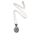 Blue topaz pendant necklace, 'Angel Eye' - Swirl Pattern Blue Topaz Pendant Necklace from Bali (image 2a) thumbail