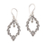 Sterling silver dangle earrings, 'Beautiful Wreath' - Seed Pattern Sterling Silver Dangle Earrings from Bali (image 2a) thumbail