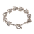 Sterling silver link bracelet, 'Nested Eyes' - Sterling Silver Link Bracelet Crafted in Bali (image 2c) thumbail