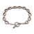 Sterling silver link bracelet, 'Bold Favor' - Bold Sterling Silver Link Bracelet from Bali (image 2c) thumbail