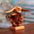 Wood sculpture, 'Flying Owl' - Wood Owl Sculpture by a Balinese Artist thumbail