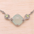 Chalcedony and peridot long station necklace, 'Buddha Gems' - Chalcedony and Peridot Long Station Necklace from Bali (image 2c) thumbail