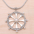 Cultured pearl pendant necklace, 'Buddha's Wheel' - Nautical Cultured Pearl Pendant Necklace from Bali (image 2b) thumbail