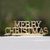 Wood holiday decor, 'Merry Christmas' - Distressed Gold-Tone Wood Christmas Decor from Bali thumbail