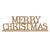Wood holiday decor, 'Merry Christmas' - Distressed Gold-Tone Wood Christmas Decor from Bali (image 2a) thumbail