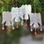 aluminium ornaments, 'Glistening Angels' (set of 4) - aluminium Angel Ornaments from Bali (Set of 4)