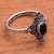 Onyx cocktail ring, 'Daydream Temple' - Handcrafted Onyx Cocktail Ring from Bali (image 2b) thumbail
