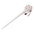 Bone and cultured pearl hair pin, 'Studded Rose' - Rose Flower Bone and Cultured Pearl Hair Pin from Bali thumbail