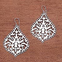 Featured review for Sterling silver dangle earrings, Jagaraga Heritage