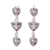 Sterling silver dangle earrings, 'Elegance of Swirls' - Swirl Pattern Sterling Silver Dangle Earrings thumbail