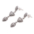 Sterling silver dangle earrings, 'Elegance of Swirls' - Swirl Pattern Sterling Silver Dangle Earrings (image 2e) thumbail