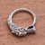 Sterling silver band ring, 'Dragon Roar' - Handcrafted Sterling Silver Dragon Band Ring from Bali (image 2) thumbail