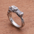 Sterling silver band ring, 'Dragon Roar' - Handcrafted Sterling Silver Dragon Band Ring from Bali (image 2b) thumbail
