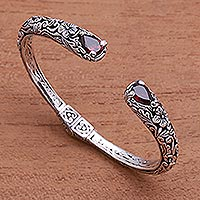 Featured review for Garnet cuff bracelet, Hint of Twilight