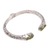 Peridot cuff bracelet, 'Elephant's Treasure' - Elephant Motif Peridot Cuff Bracelet from Bali (image 2d) thumbail